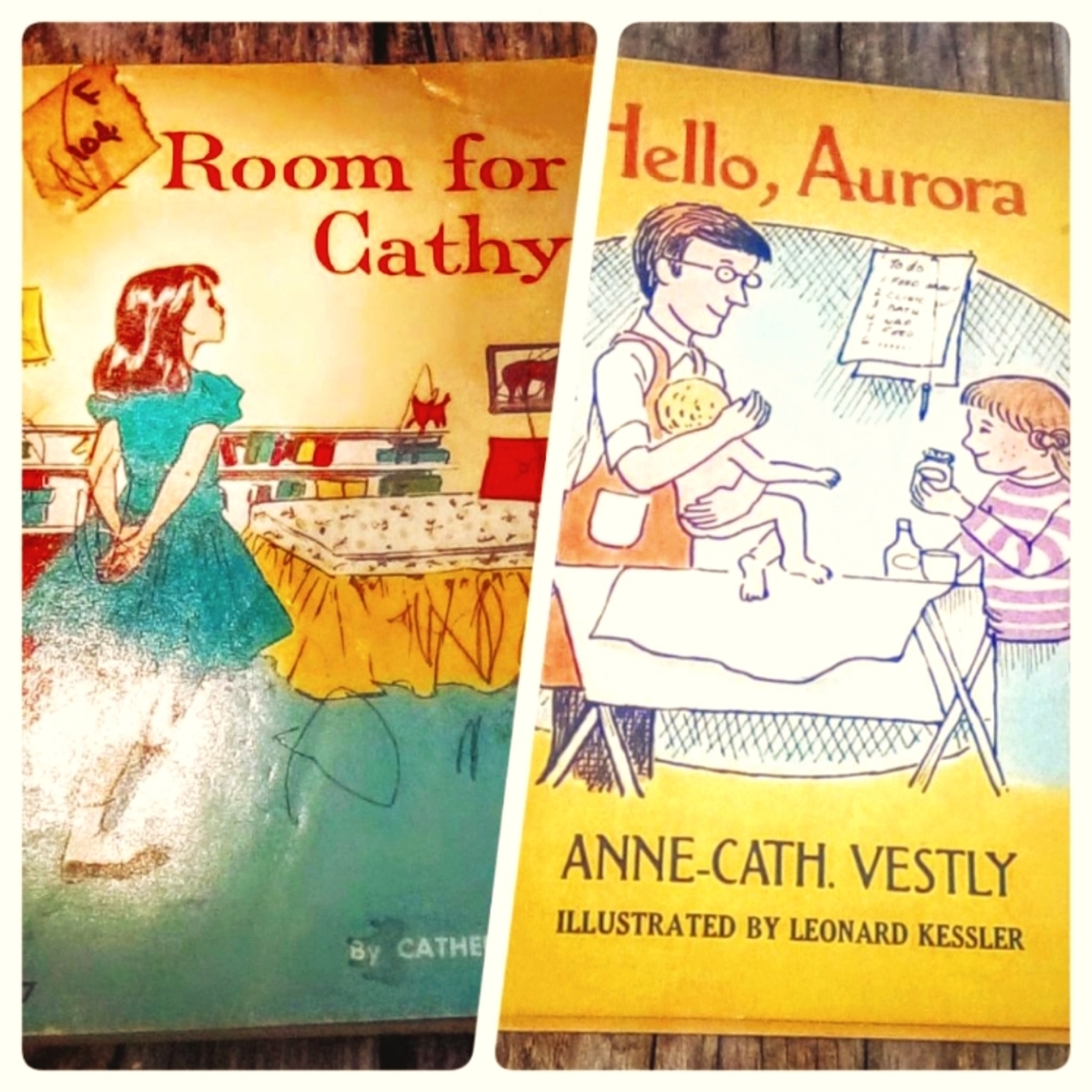 Vintage Book Lot | Hello Aurora + A Room for Cathy | 70s Scholastic Pair